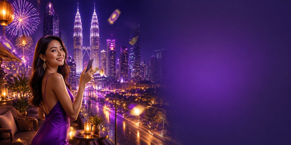Pemain menikmati live casino di telefon mudah alih di Kuala Lumpur